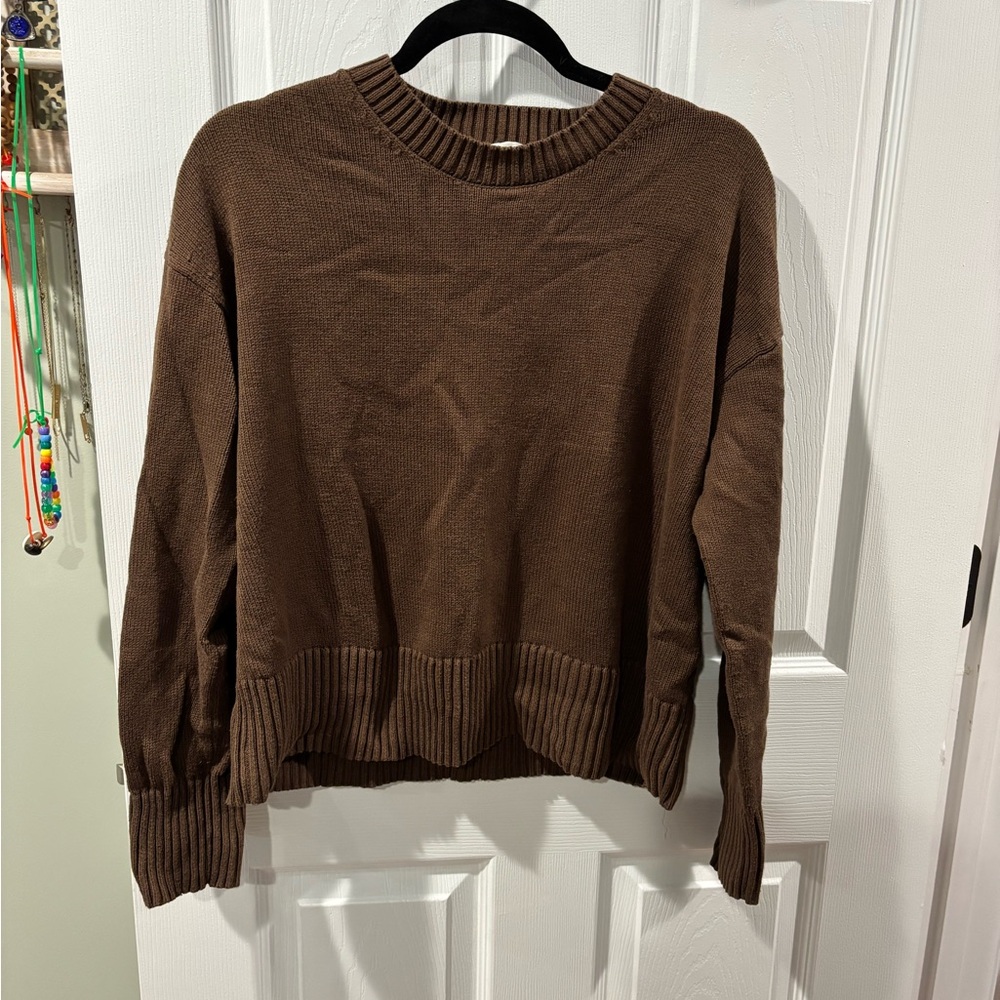 Everlane Brown Women's Organic Cotton Sweater